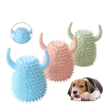 

Toothbrush For Dogs Chew Soft Toy Dog Teeth Cleaning Gioco Cane Aggressive Chewers Indestructible Durable Rubber Dental Hot Sale