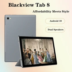 Blackview – tablette PC Tab 8 Android 10, écran de 10.1 pouces, batterie de 6580mAh, 4 go de RAM, 64 go de ROM, Octa Core, 4G, WIFI, LTE, appel téléphonique, Version internationale 