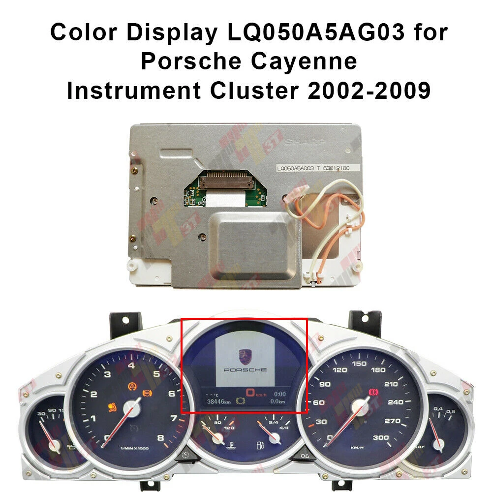 Color Instrument Display for VW Touareg Phaeton For Porsche Cayenne For