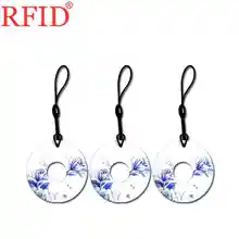 ID 125khz EM4100 TK4100 45 мм только для чтения брелоки Жетоны RFID карты клей круглый брелок карты контроля доступа 10 шт