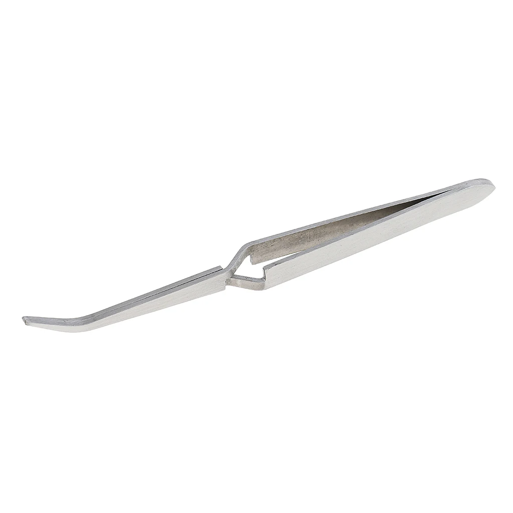 Stainless Steel Multi Function Magic Wand C Curve Nail Art Tweezers Pincher for Home Salon SPA Use