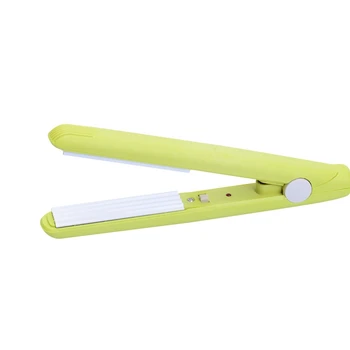 

HOT！-Us Plug Mini Ceramic Electronic Hair Straightener Iron Chapinha Straightening Corrugated Irons Hair Crimper Styling Tools