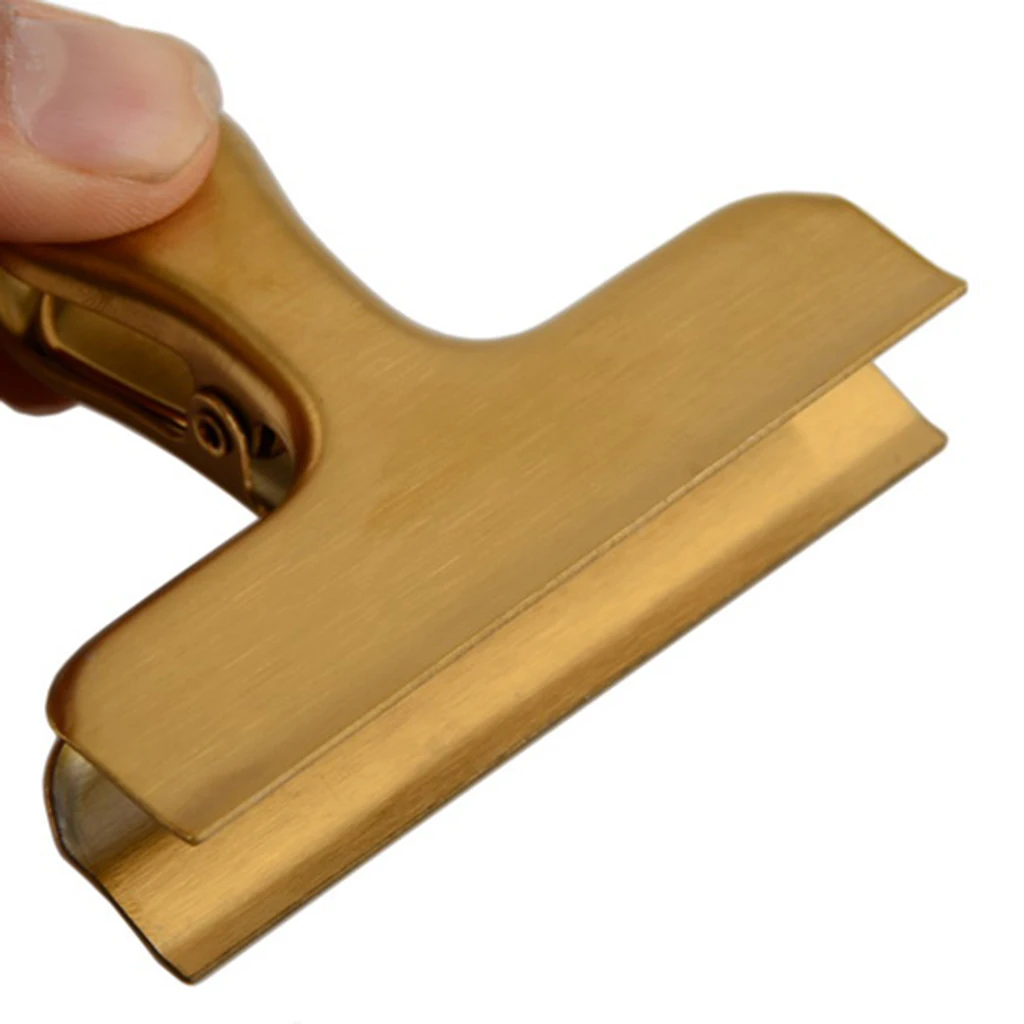 Chip Bag Clips - 3 Inch Wide Stainless Steel Heavy-duty Chip Clips, All-Purpose Air Tight Seal Grip Clips for Kitchen Office