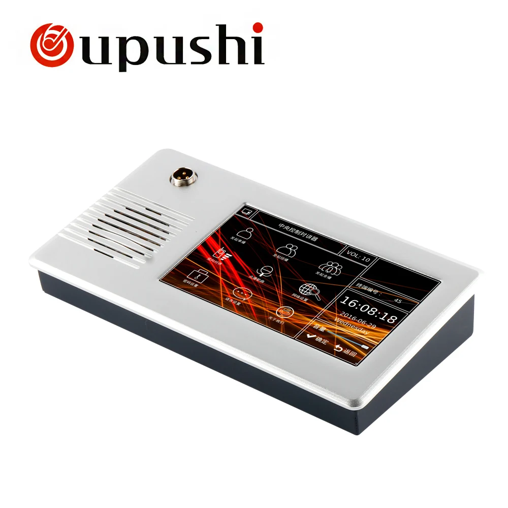 Oupushi IP6803 сетевой радио микрофон ip пейджинговый микрофон кампус радио удаленный домофон