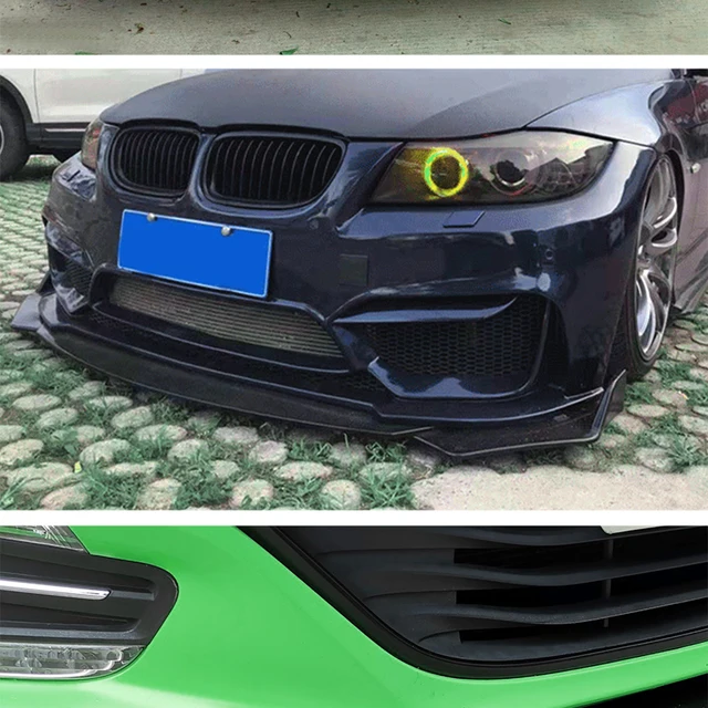 Kaufe 1Set Universal Auto Front Heck Stoßstangenleiste Lippe Spoiler  Diffusor Splitter Kratzschutz Kohlefaser Karosserie