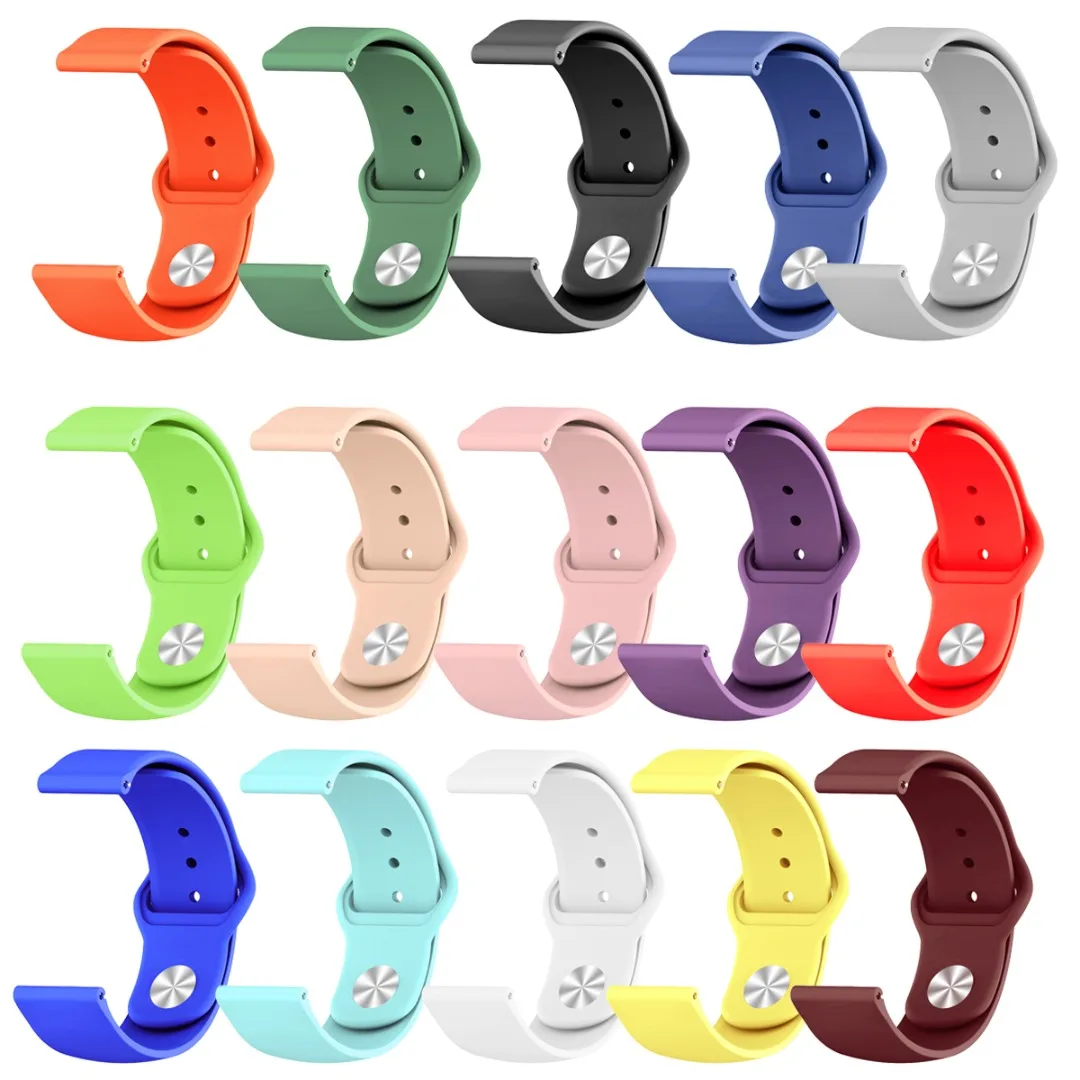 Для Xiaomi Huami Amazfit Bip Замена силиконовых часов Ремешок Браслет 20 мм мягкий силиконовый браслет для умных часов