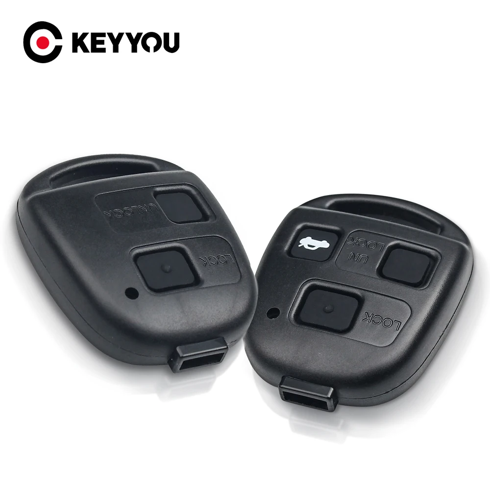 Корпус автомобильного ключа KEYYOU для Toyota Yaris Camry Corolla чехол с пультом