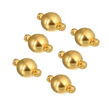 

6mm magnetic clasps silver and gold each color 500pcs