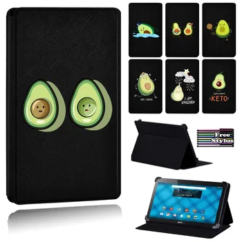 

For Acer Iconia A3-A10/Iconia One 10 B3-A10/B3-A20/B3-A30/B3-A40/B3-A50 New Dust-proof Leather Flip Avocado Series Tablet Case