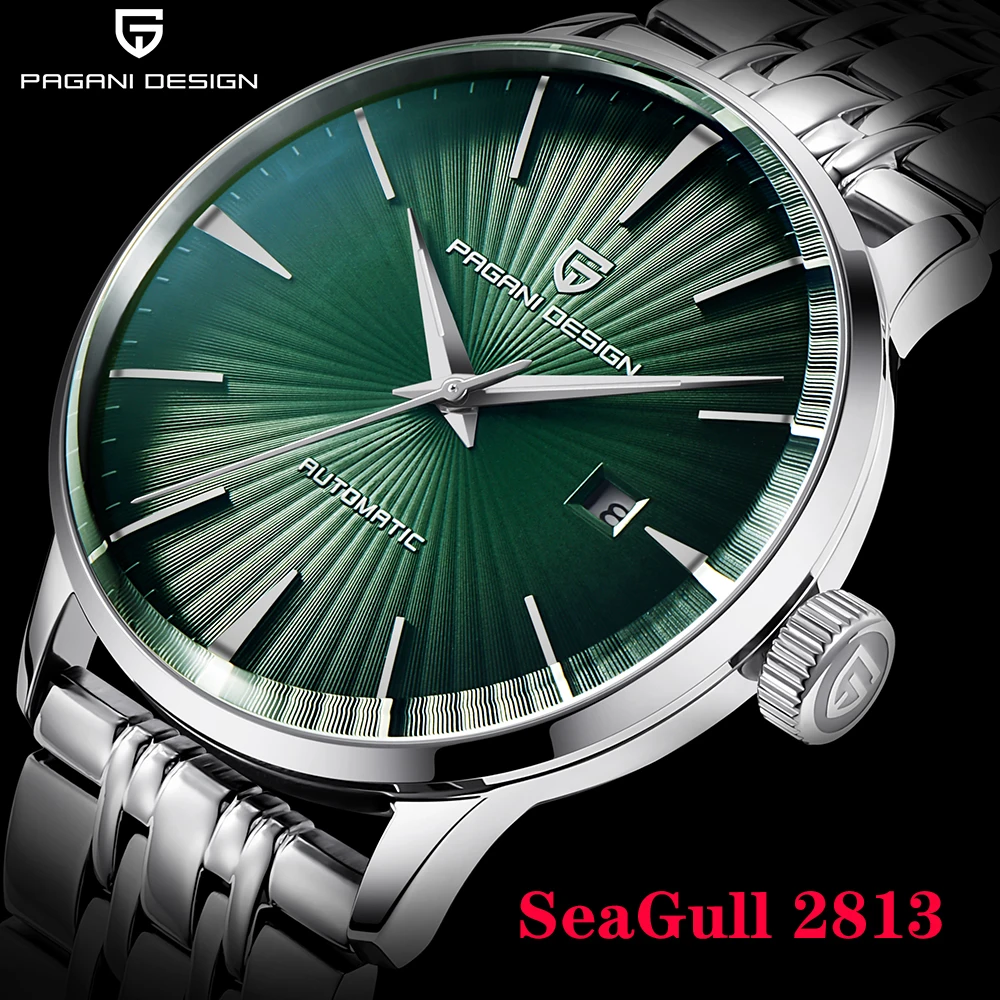 Men Mechanical Watches Seagull 2813 Men Stainless Steel Waterproof Automatic Watch Business Clock reloj hombre mechanical watch