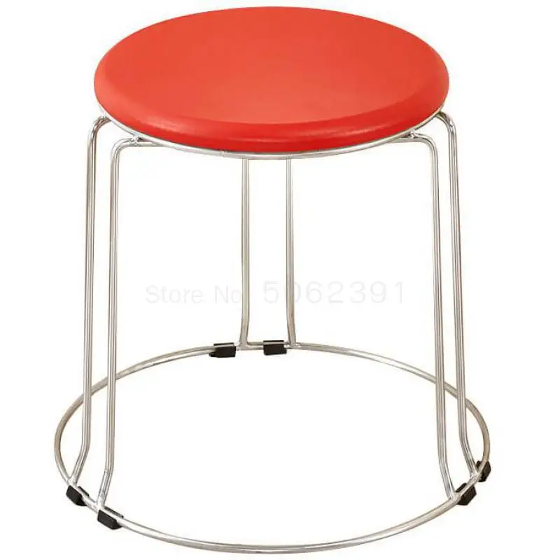 

Fashion Stool European Living Room Low Stool Children Creative Thickening Small Round Stool Plastic Stool Change Shoes Stool Pac