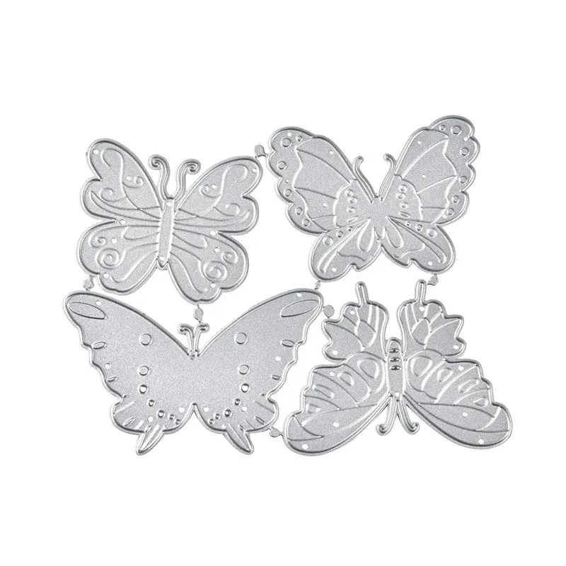 

InLoveArts 4PCS Butterfly Dies Metal Cutting Dies New 2019 for Card Making Scrapbooking Embossing Die Cut Craft Dies Insect Dies