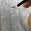 Water writing cloth Chinese Calligraphy Copybook Style Regular Script Handwriting Brushes Book Water Writing Coth Set 2