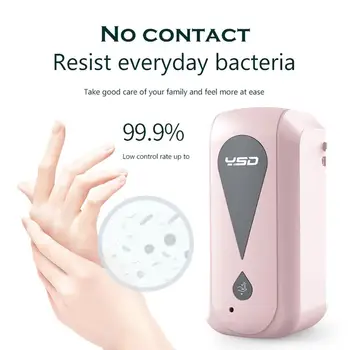 

1200ml Soap Dispenser Automatic Wall-Mount Liquid Soap Dispenser Pump Sanitizer Detergent Dispenser For Kitchen Hotel Bathroom