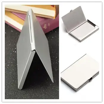 

Bag Metal Women Men Business Card Holder Creative Aluminum Holder Metal Box Men Credit Business Card case Wallet