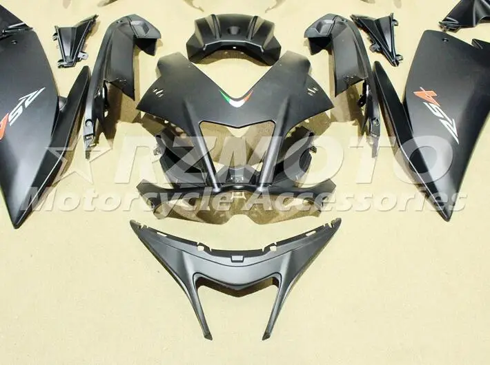Полный набор обтекателей для Aprilia RS4 50 125 2012-2013- ABS пластик мотоцикл Обтекатели наборы хороший матовый черный