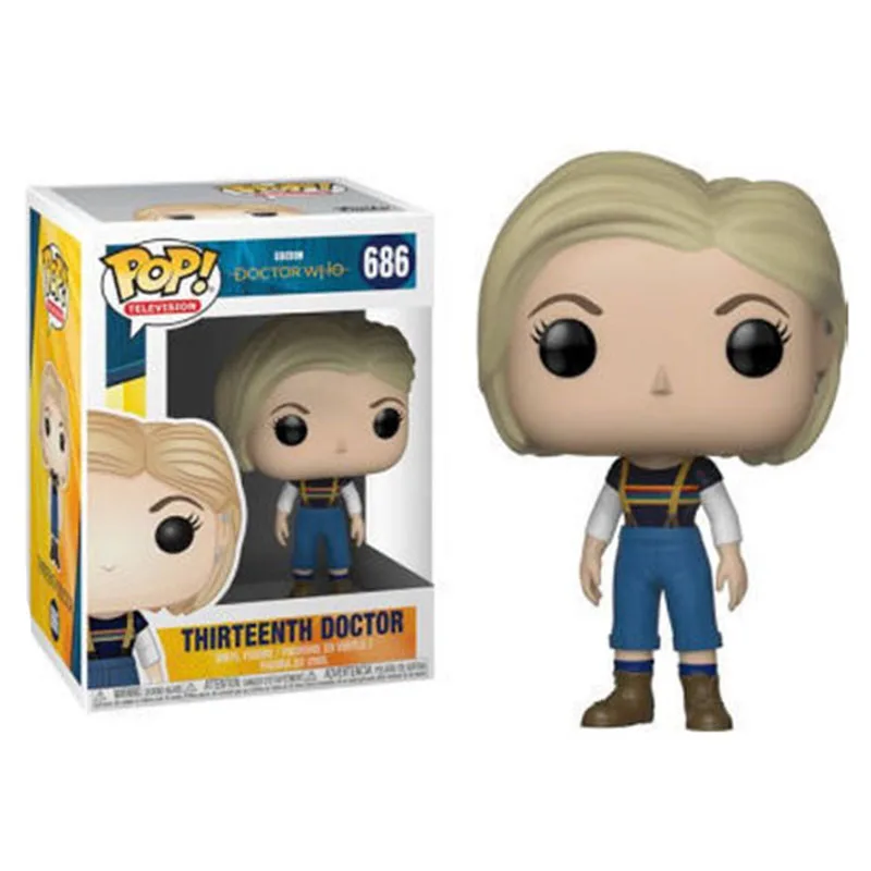 Funko Pop Doctor Who 13 й доктор #686 Виниловая фигурка куклы игрушки|Игровые фигурки и