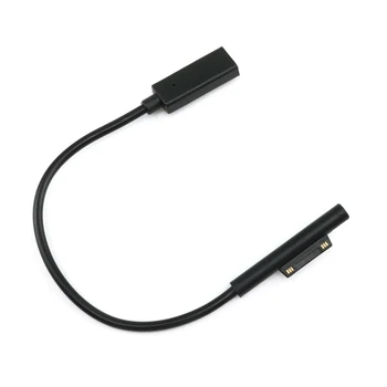 

0.2M 15V 3A PD charge Surface Pro for microsoft 3/4/5/6 Charging Cable Suface Connector to USB Type C female Extension Cable