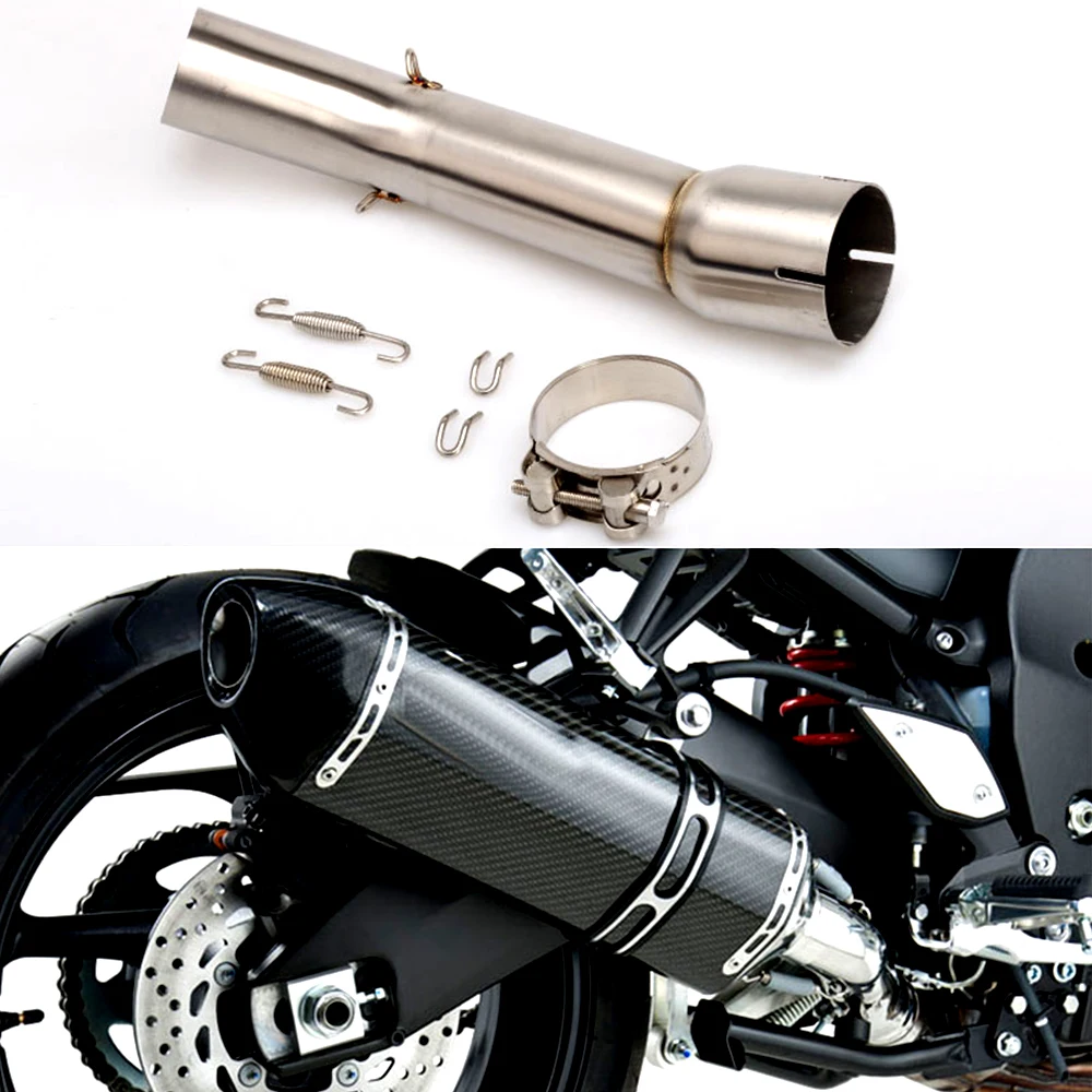 Выхлопная средняя труба для мотоцикла Yamaha Fazer FZ1 FZ1N FZ1S 2006- 2007 2008 мото выхлопная система аксессуары для мотоциклов