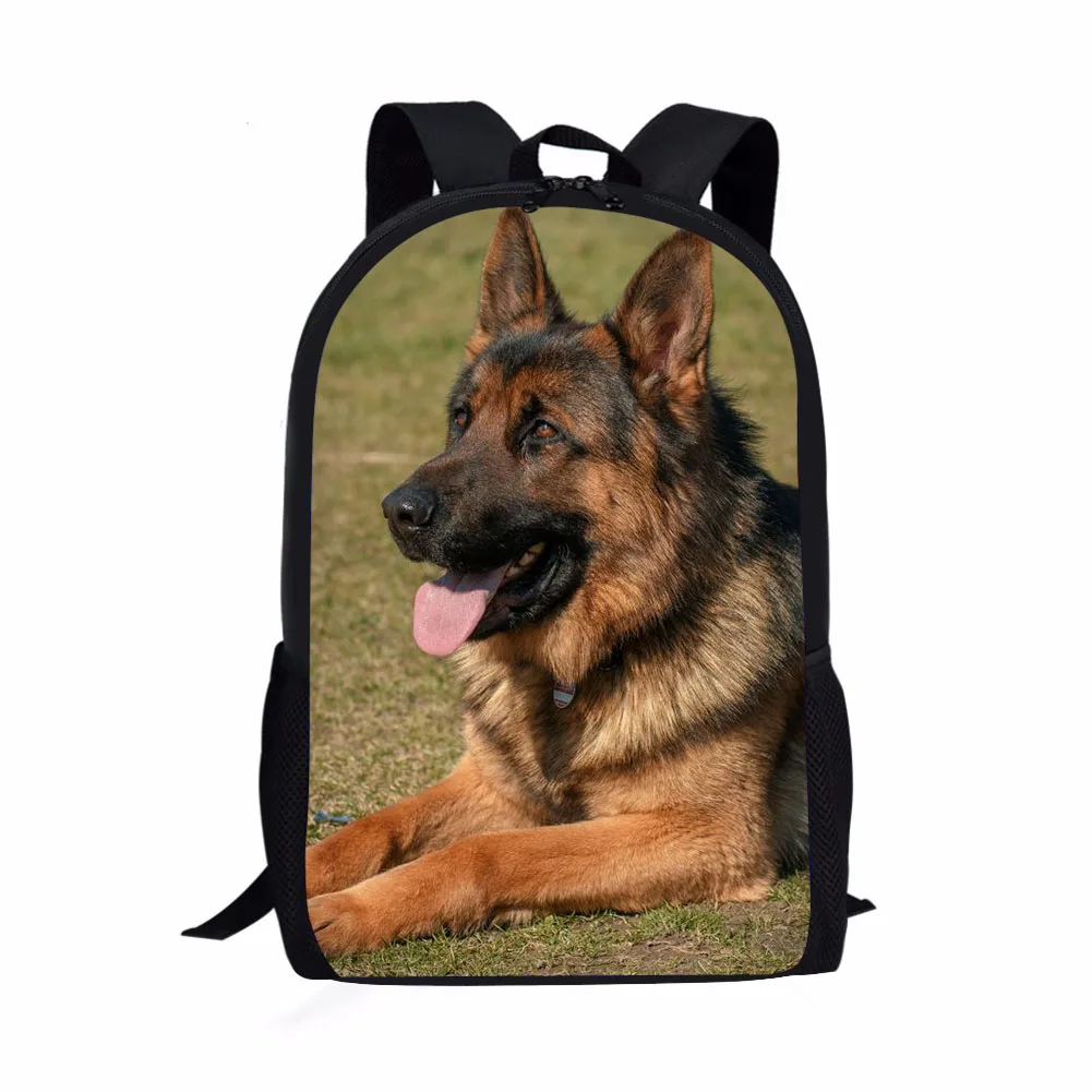 

Animal German Shepherd Dog 3D Print Kids Backpack Children School Bags for Primary Student Shoulder Book Bags Schoolbag 2020