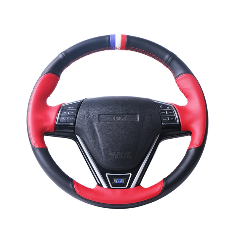Оплетка рулевого колеса кожаная для Hyundai i30 2009 2010 2011 Elantra Touring 2012|Чехлы на руль| |