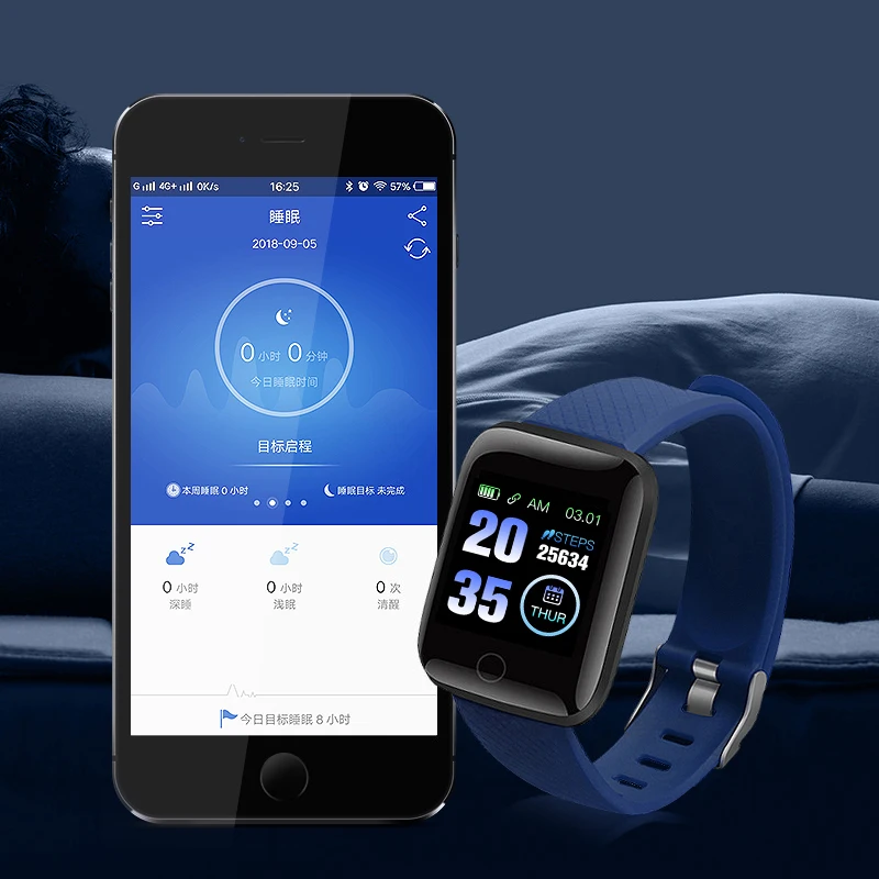 D13 Smart Watch Women Men Kids Heart Rate Blood Pressure Monitor 116Plus Waterproof Sport Smartwatch Watch Clock For Android IOS 2