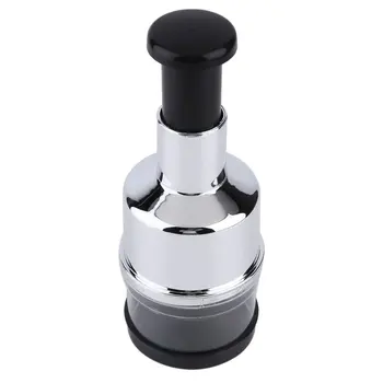 

Multifunctional Hand-Pressed Onion Vegetable Cutter Plastic PP 410 Stainless Iron Multi-Layer Garlic Masher