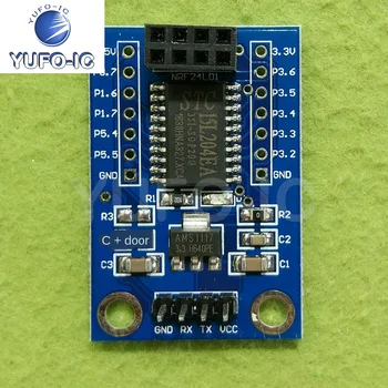 

Free Ship 1PCS Stc15l204 + NRF 24l01 Interface Wireless Driver Board Wireless Development Board
