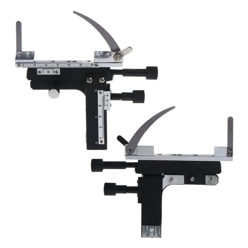 

Microscope Attachable Mechanical Stage X-Y Moveable Caliper Vernier with Scale U1JB
