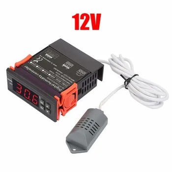 

Humidity Controller12/24/110/220V Digital Air Humidity Control Controller Sensor Range RH 1%~99% Parts