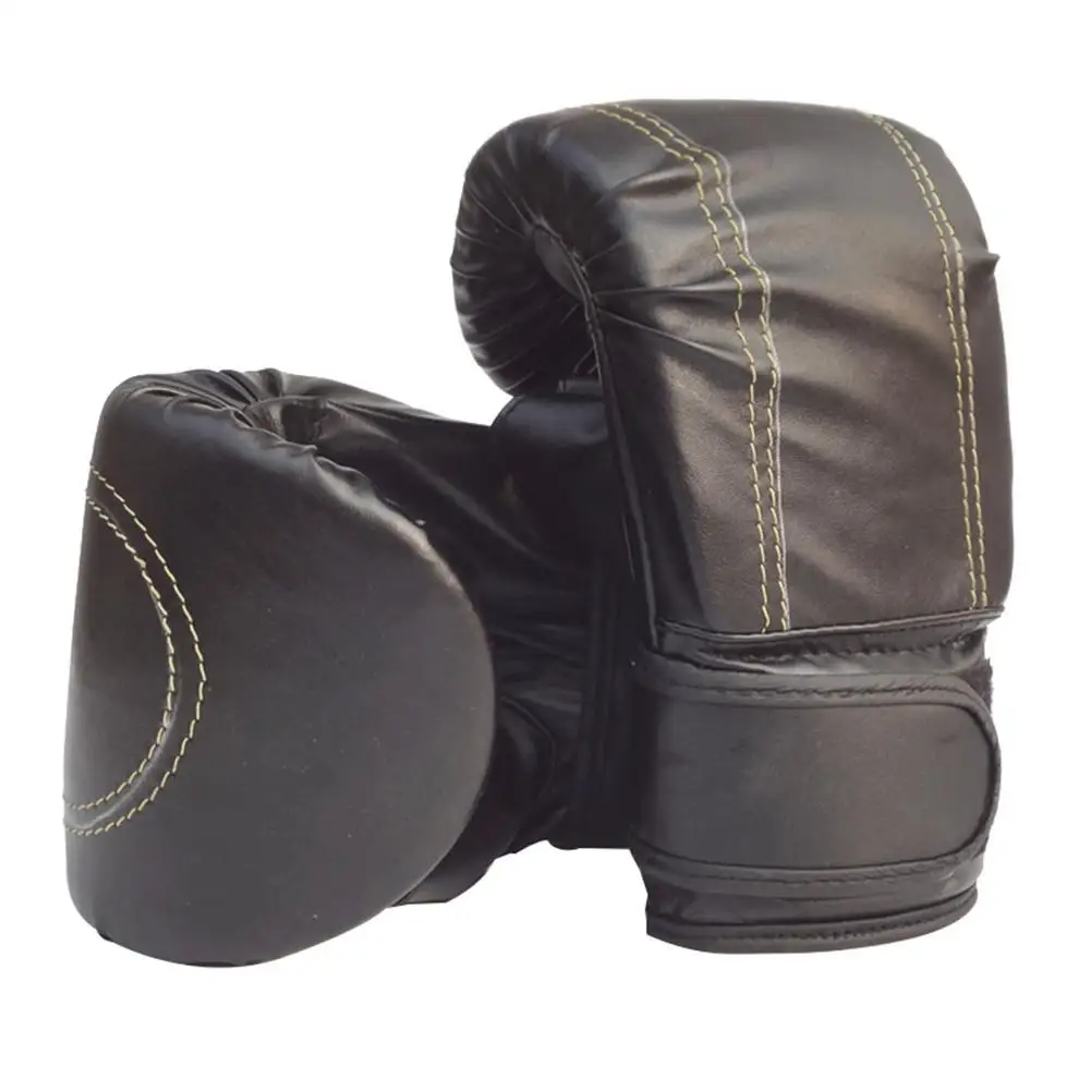 Boxing Gloves Men PU Leather MMA UFC Sanda May Thai Combat Fighting Training 