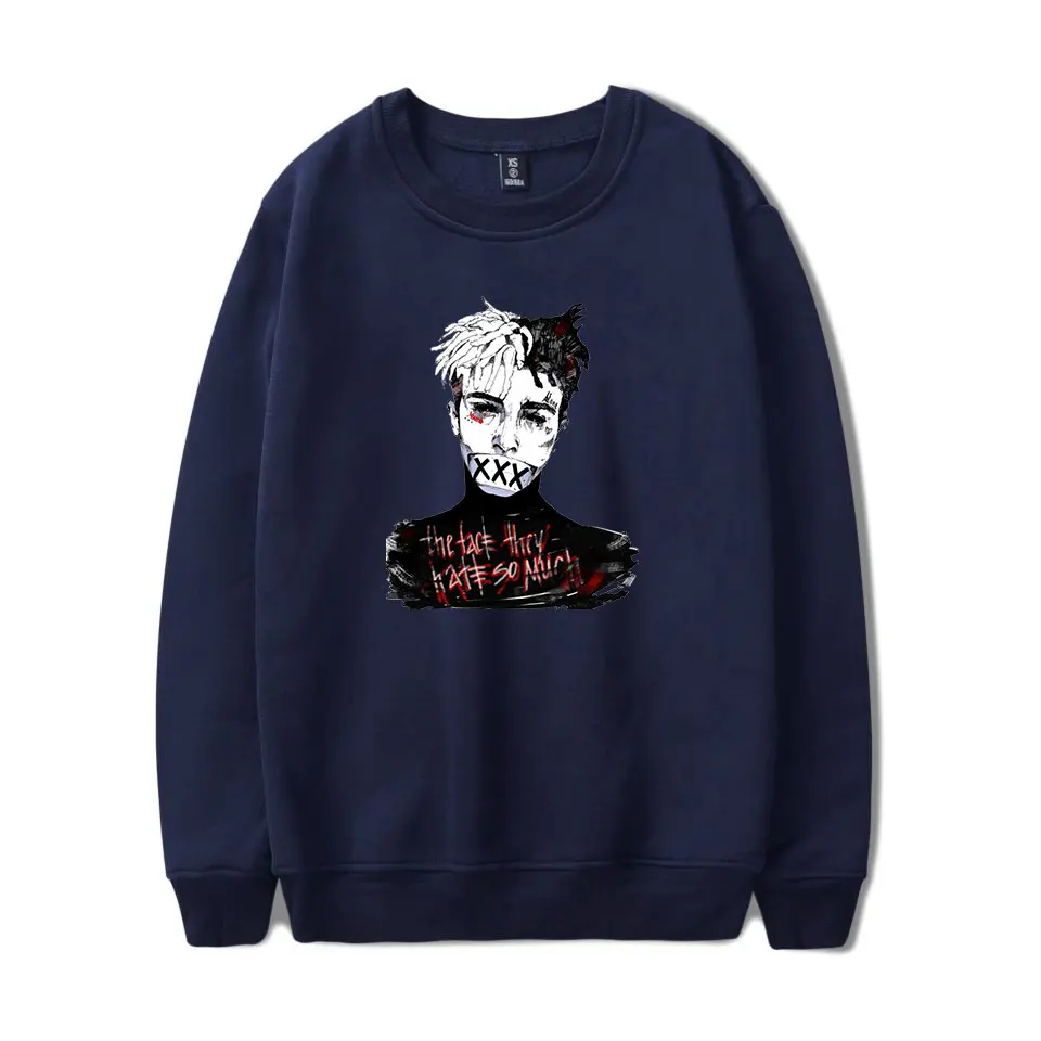 XXXTentacion свитер рэпер для женщин и мужчин Весенняя уличная одежда в стиле хип-хоп толстовка с круглым вырезом одежда Xxxtentacion мужской свитер