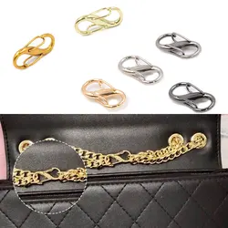 Chain Length Adjusting Buckle New Handbag Bag Diy Screw Fixed Chain Hook Buckle Bag Chain Accessory S Shape Bag Chain