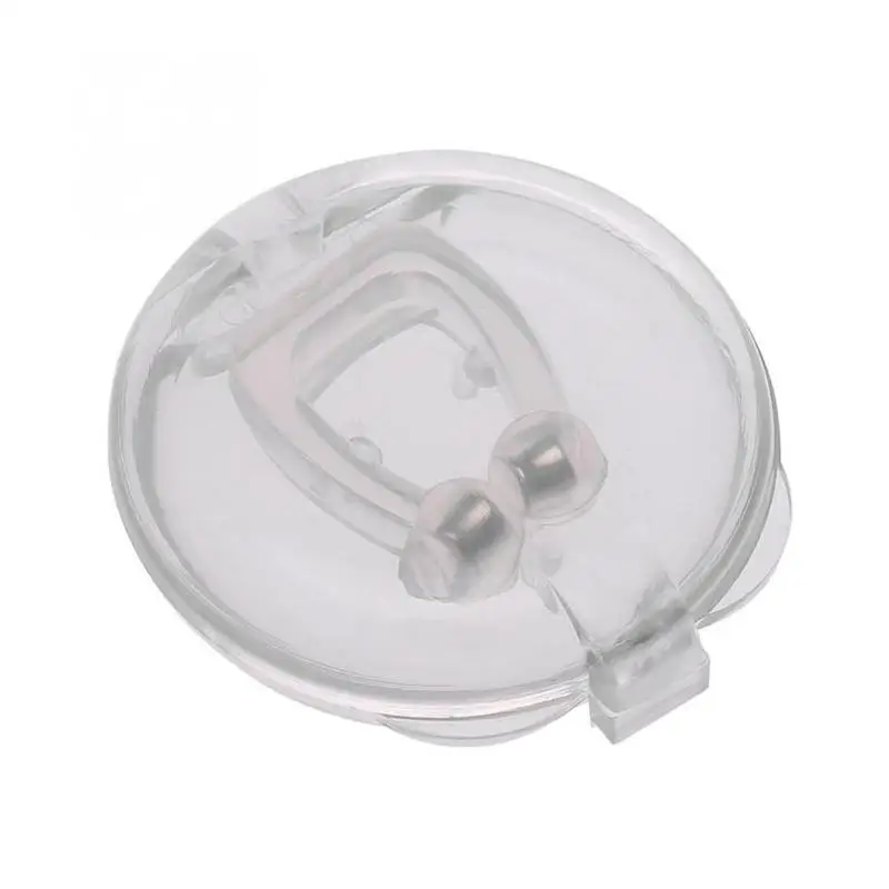 Силиконовый Магнитный антихрап микро CPAP устройство для апноэ сна стоп храп силиконовый зажим для носа с Чехол