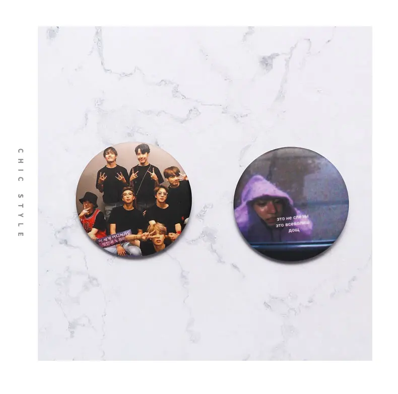 Bangtan Boys Badge Pins for backpacks