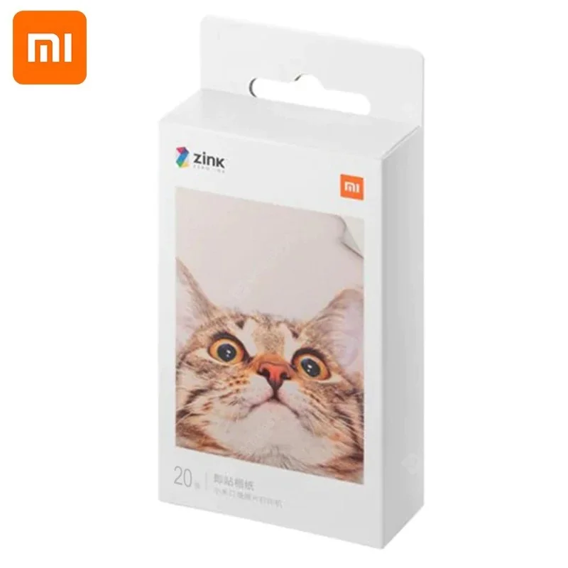 Xiaomi принтер фотобумага Мини Портативный DIY карманный стикер 20 шт печать