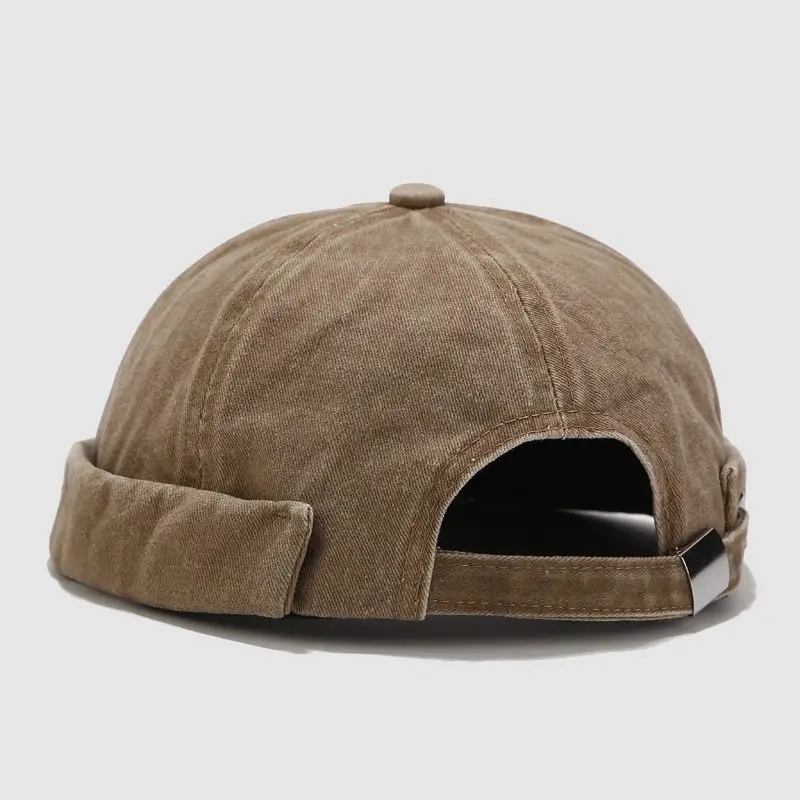 Vintage Docker Cap Brimless Hat 