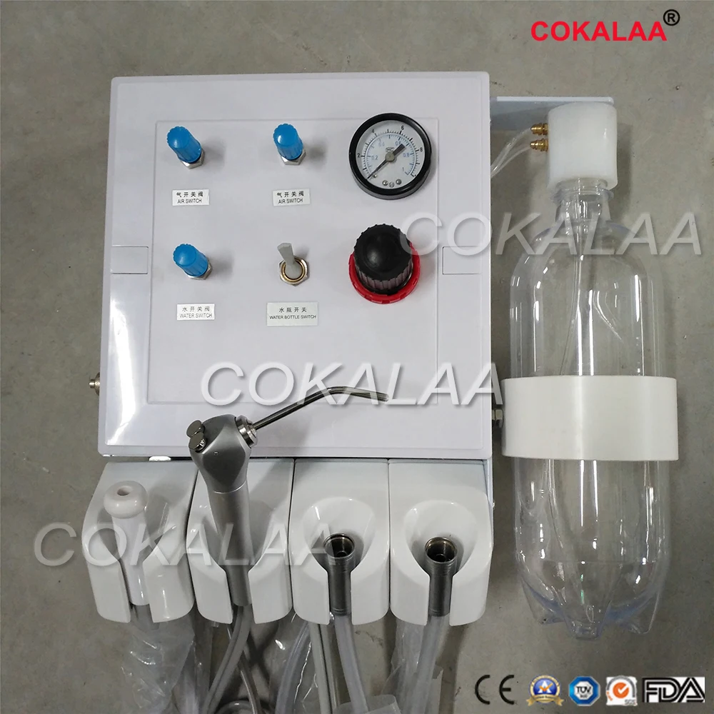 Dental Lab 3 way straw Wall Type Hanging Portable Weak suction two Turbine Unit need work Air Compressor | Красота и здоровье