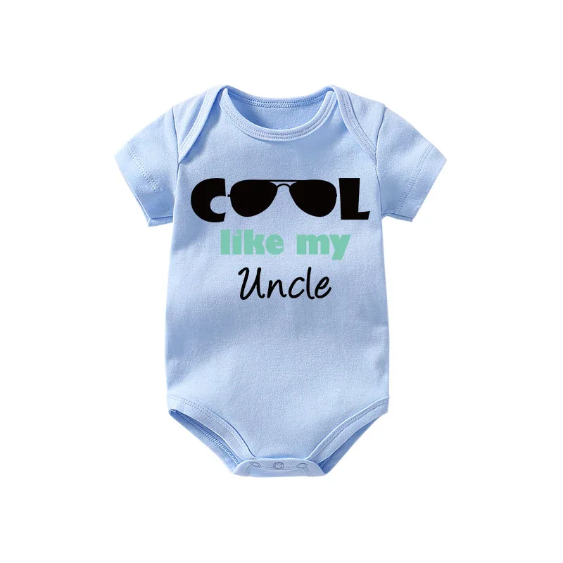 qidushop Awesomeness from My Uncle Newborn Boys Girls Romper Playsuit Outfit Clothes 
