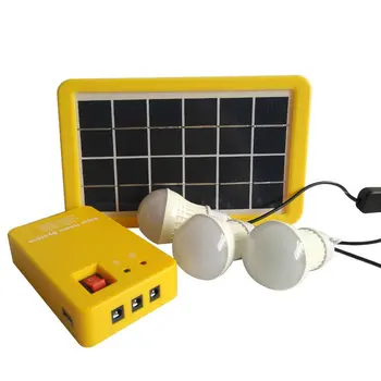

Portable Led Light 3W Lithium Solar Small System 3 Light Bulb Highlight Energy Saving Light Solar Lighting