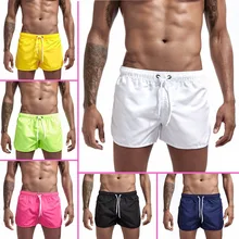 Bañador corto de verano para hombre, ropa de playa, Sexy, transpirable, de cintura baja, para Surf