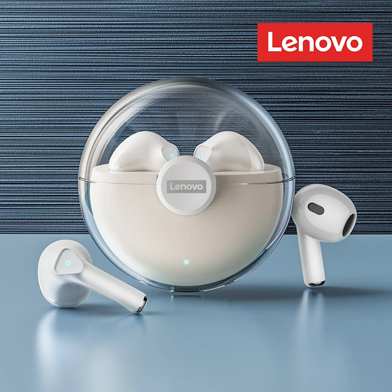 TWS-наушники Lenovo LP40 LP80 с поддержкой Bluetooth и микрофоном | Электроника