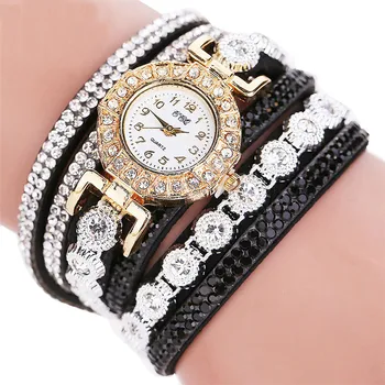 

relogio Bracelet Watches women Wrap Around Bracelet Fashion Dress Ladies Womans Wrist Watch relojes mujer Clock for Gift #30