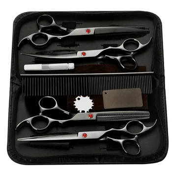 

4Pcs/Set 7 Professional Salon Scissors Hairdressing Shears Tools Kit LB88