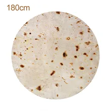 Лучшие продажи продуктов комфорт еда буррито Обернуть Одеяло идеально круглый тортилья бросок украшения дома аксессуары дропшиппинг