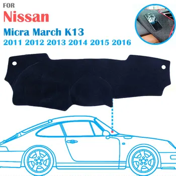 

for Nissan Micra March K13 2011 2012 2013 2014 2015 2016 Car Dashboard Cover Auto Non-slip Dash Mat Silicone Protective Pad
