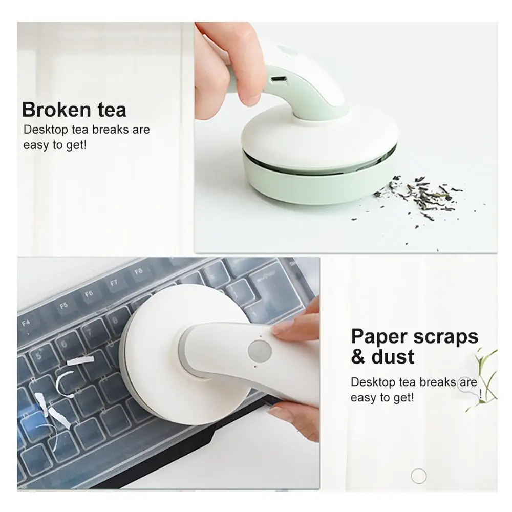

Portable Charge Home Cleaner Wireless Cleaner Mini Handheld Desktop Vacuum Cleaner for Desk Keyboard Cleaning