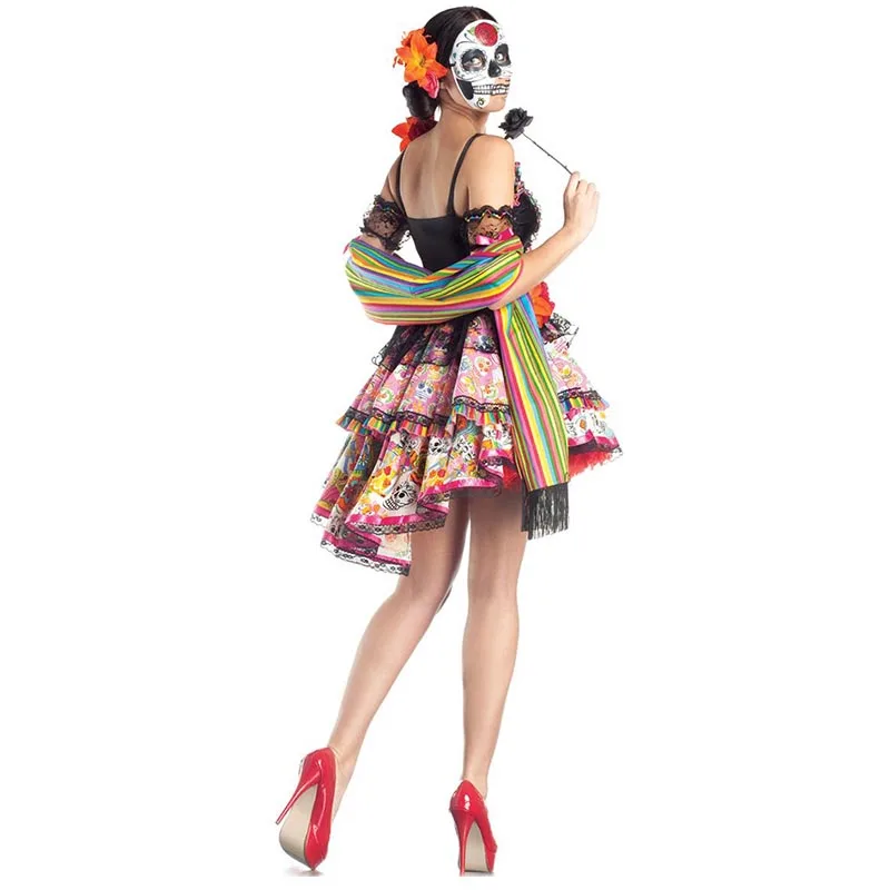 Женские черные платья-призрака; костюм для Хэллоуина; длинное платье; костюм для взрослых; костюм призрака ужаса; маскарадный женский маскарадный костюм