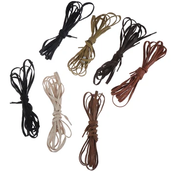 

1Pair Waxed Flat Shoelaces Leather Waterproof Casual Shoes Laces Unisex Boots ShoelaceLength 140 160 180CM