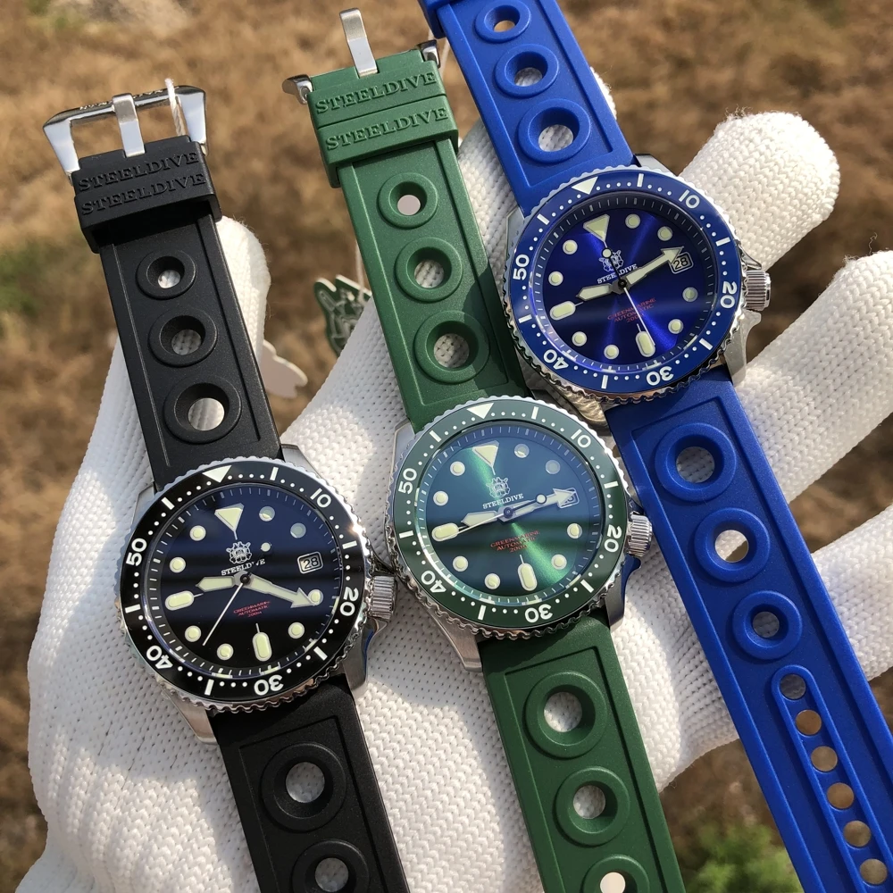 Стальные погружные часы 1996 Japan skx007 Small Abalone 316L из нержавеющей стали стальные 200 м